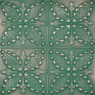 Design 335 In Aged Emerald Weathered Silver